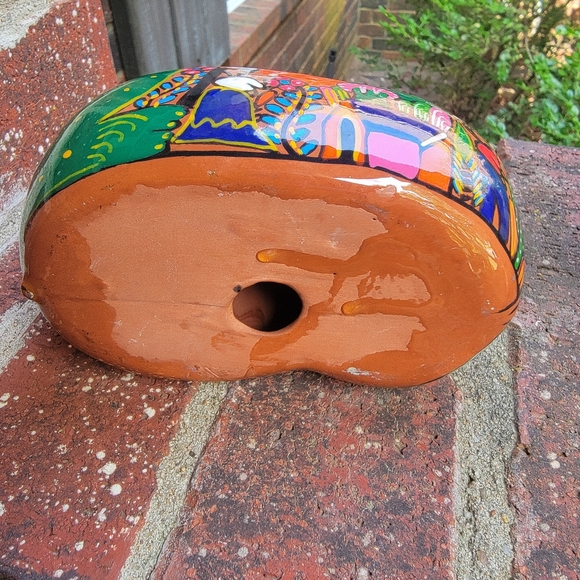 Vintage terracotta Mexican cat - Picture 4 of 4